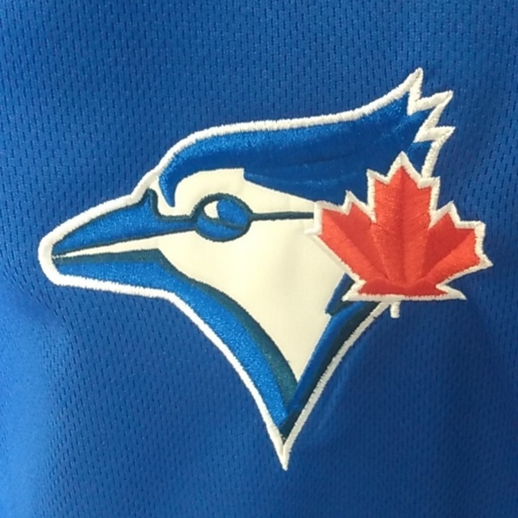 Vintage TORONTO BLUE JAYS Jersey Majestic JP Arencibia size 50 Blue with White - Picture 4 of 8